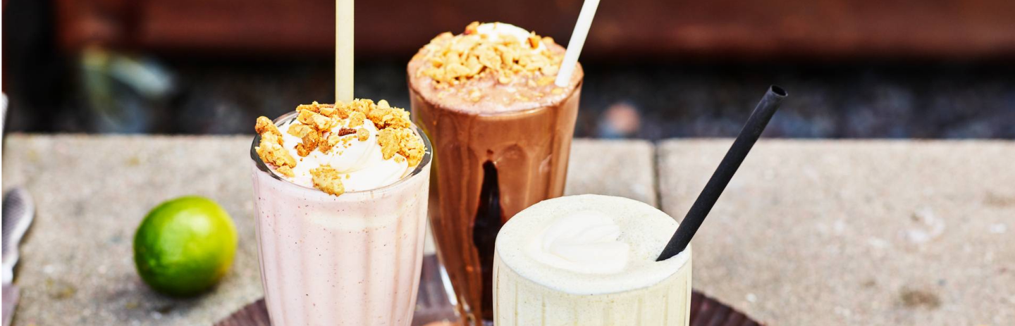 Glassiga shakes möter grillen