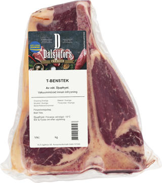 T-bonestek Marmorerad Klass 3 Sverige