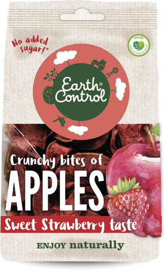 Äppelbitar jordgubbsmak