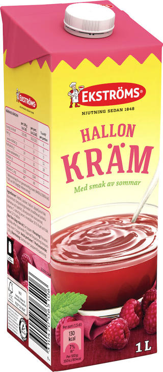 Hallonkräm