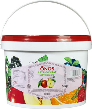 Lättsockrat Äppelmos