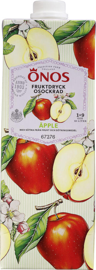 Äppledryck Osockrad 1+9