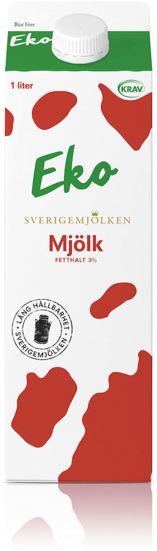 Standardmjölk 3% Lång hållbarhet KRAV