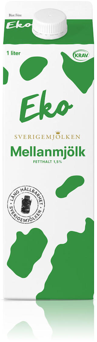 Mellanmjölk 1,5% KRAV, Lång hållbarhet