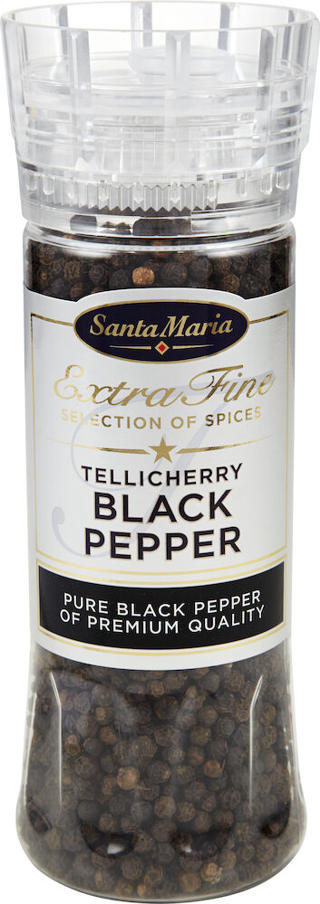 Tellicherry Svartpeppar i Kvarn