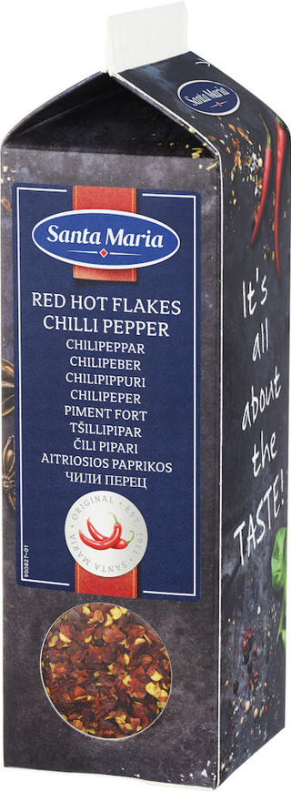 Chilipeppar flakes