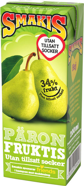Fruktis Päron Utan Tillsatt Socker