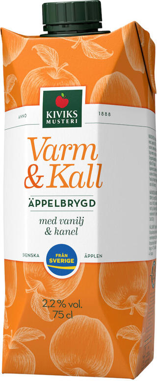 Äppelbrygd 2,2% varm & kall