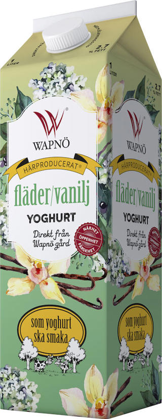 Yoghurt Fläder Vanilj 2,7%