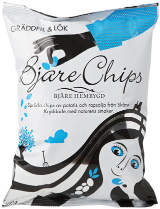 Gräddfil & Lök Chips