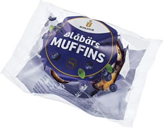Blåbärsmuffins Styckpackat 90g