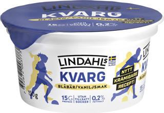 Kvarg Blåbär & Vanilj 0,2%