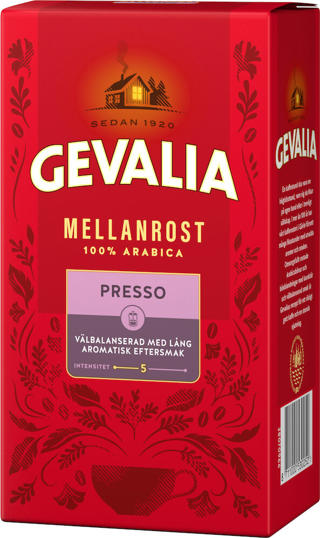Pressokaffe Mellanrost