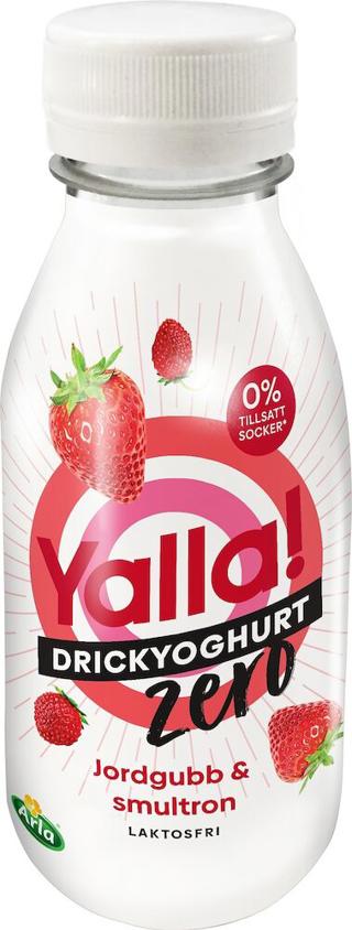 Yalla Zero Drickyoghurt Jordgubb & Smultron 0%
Laktosfri