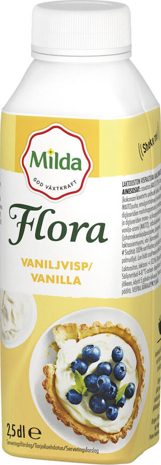 Flora Vaniljvisp Laktosfri
