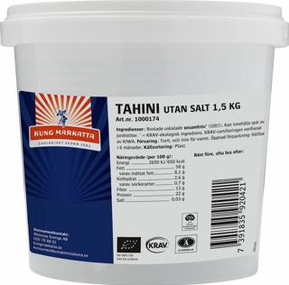 Tahini utan salt EKO KRAV