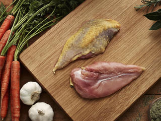 Pärlhönsfilé med Skinn ca 130g