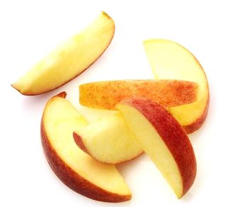 Äpple Klyftad i Hink