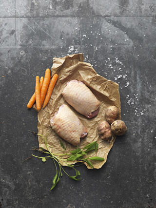 Kycklinglårfilé med Skinn ca 160g EKO KRAV