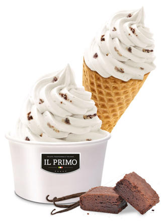 One-Shot Brownie & Vaniljglass