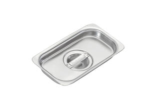 Lock med Handtag Rostfri GN 1/9