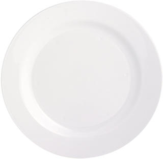 Progress Tallrik Flat Bred Bräm PET-G Vit
Ø23,5cm