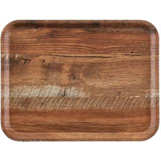 Madeira bricka Ek brun trälaminat 43x33cm