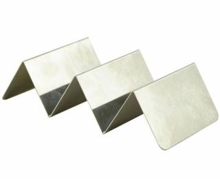 Taco/Korvställ Rostfri 2 Fack 20x10x5cm