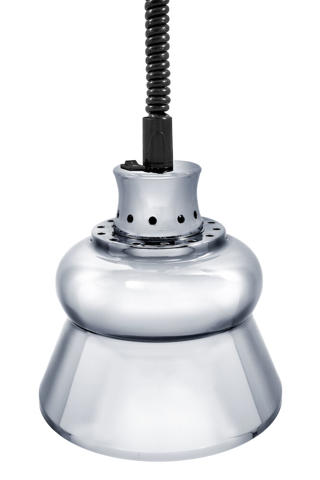 Värmelampa silverfärgad