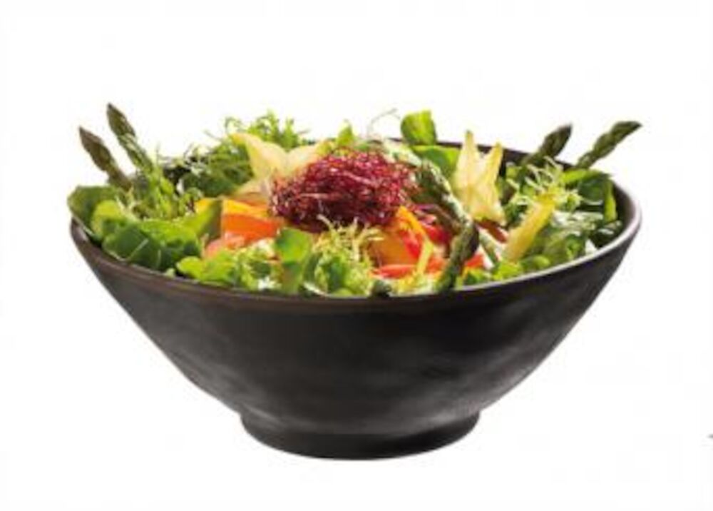 Marone Skål Melamin Svart/Brun Ø19cm H8cm 0,8L