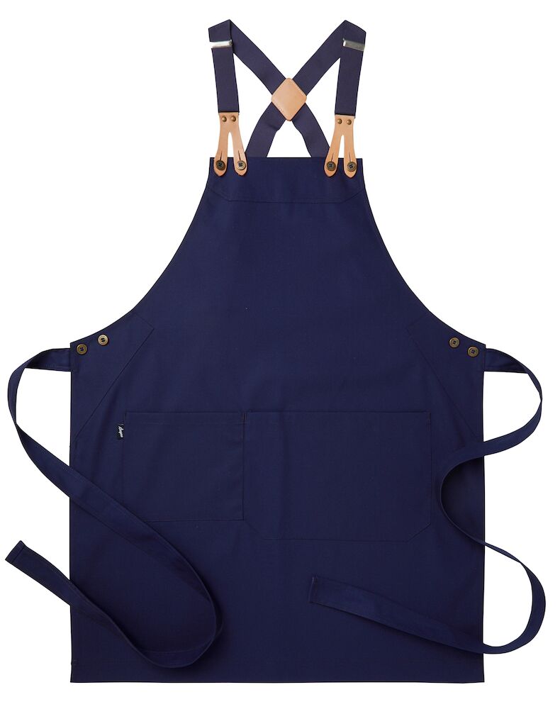 Bröstlappsförkläde 4078 marin 75x90 cm