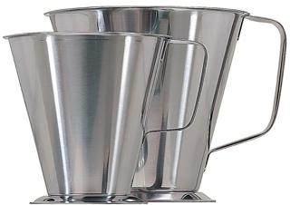 Mått på fot rostfri 1L