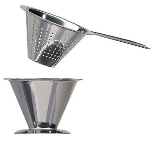 Tesil med djup kopp rostfri