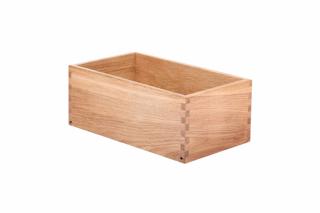 Besticklåda Ek L 26cm H 10cm