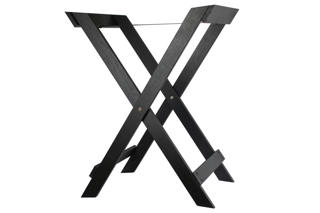 Träställning svart för brickor 600x400mm