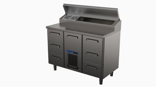 KLE-1207 Kallskänkskylbänk