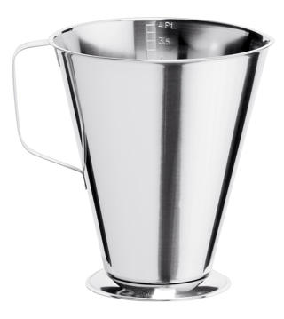 Mått på fot rostfri 2L