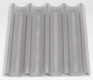 Bakplåt 4 Rännor Silikon Grå GN 1/1