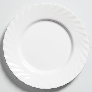 Trianon Tallrik Flat Opalglas Ø24,6cm