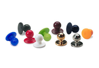 Kulknapp plast vit 10 pack