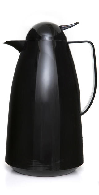 Termoskanna plast svart 1L