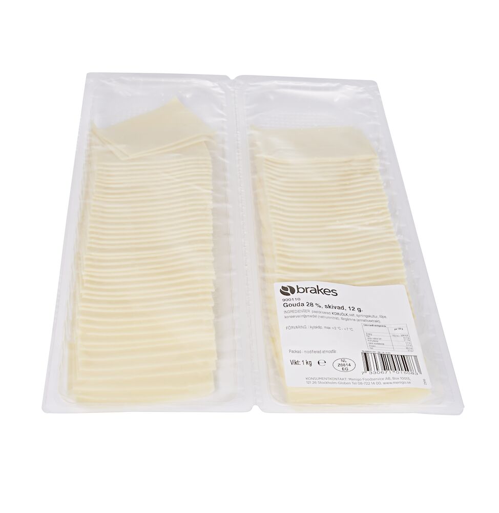 Gouda 28% 83x12g Skivad